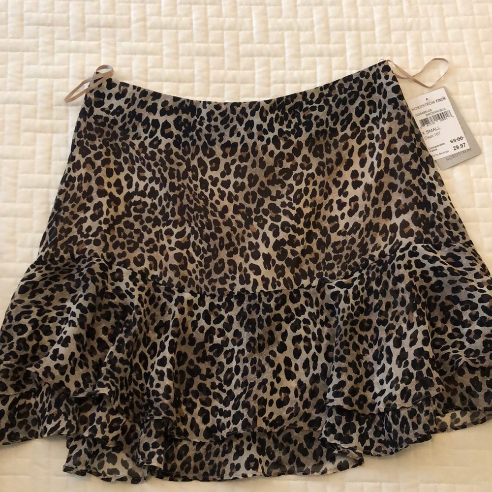 19 Cooper leopard cheetah skirt